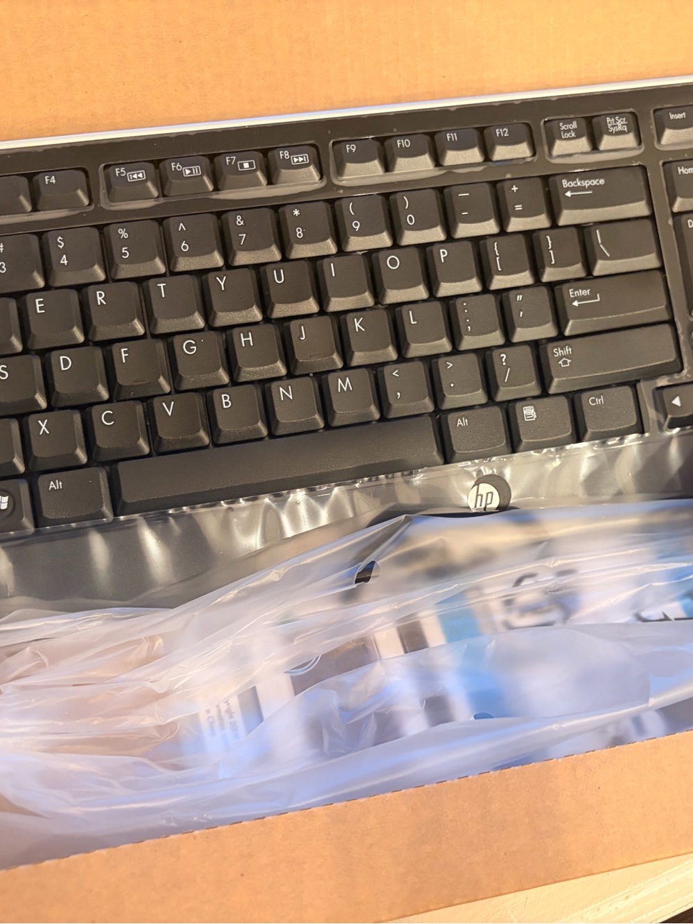 HP Black Wireless Full-Size Keyboard and Mouse Brand New
